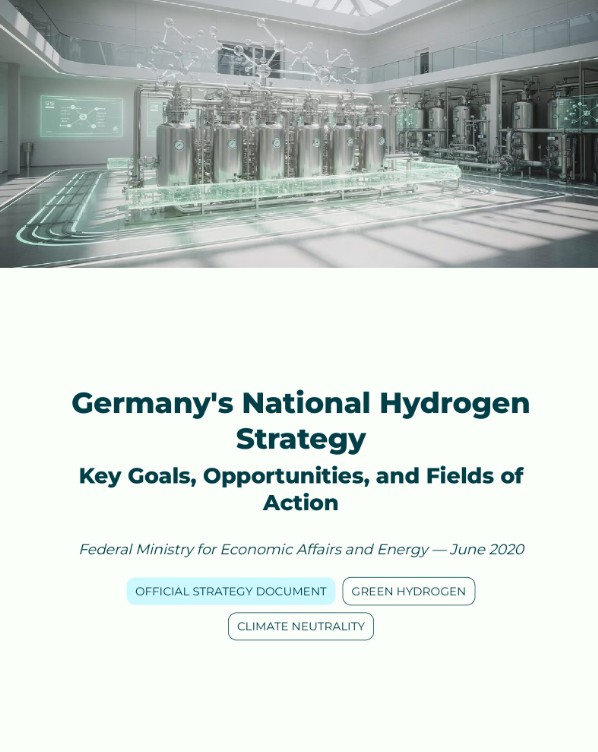 Germany’s National Hydrogen Strategy (cover)