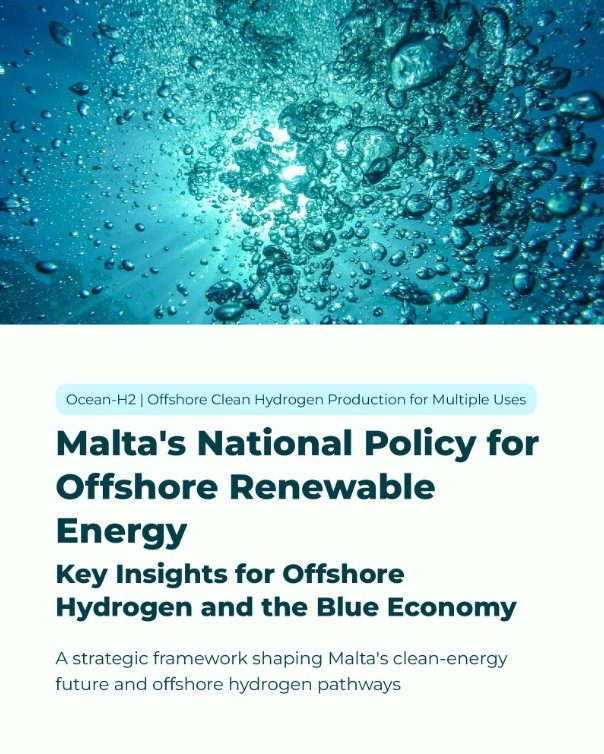 Malta’s National Policy for Offshore Renewable Energy (cover)